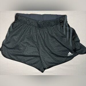 Adidas Geometric Black Sports Shorts Women’s XS